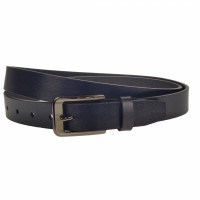 Curea barbati, casual-eleganta, din piele ecologica, latime 2.5 cm, bleumarin - CK190BLM